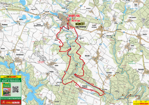 mapa závodu itms náměšťský cyklomaraton 2018